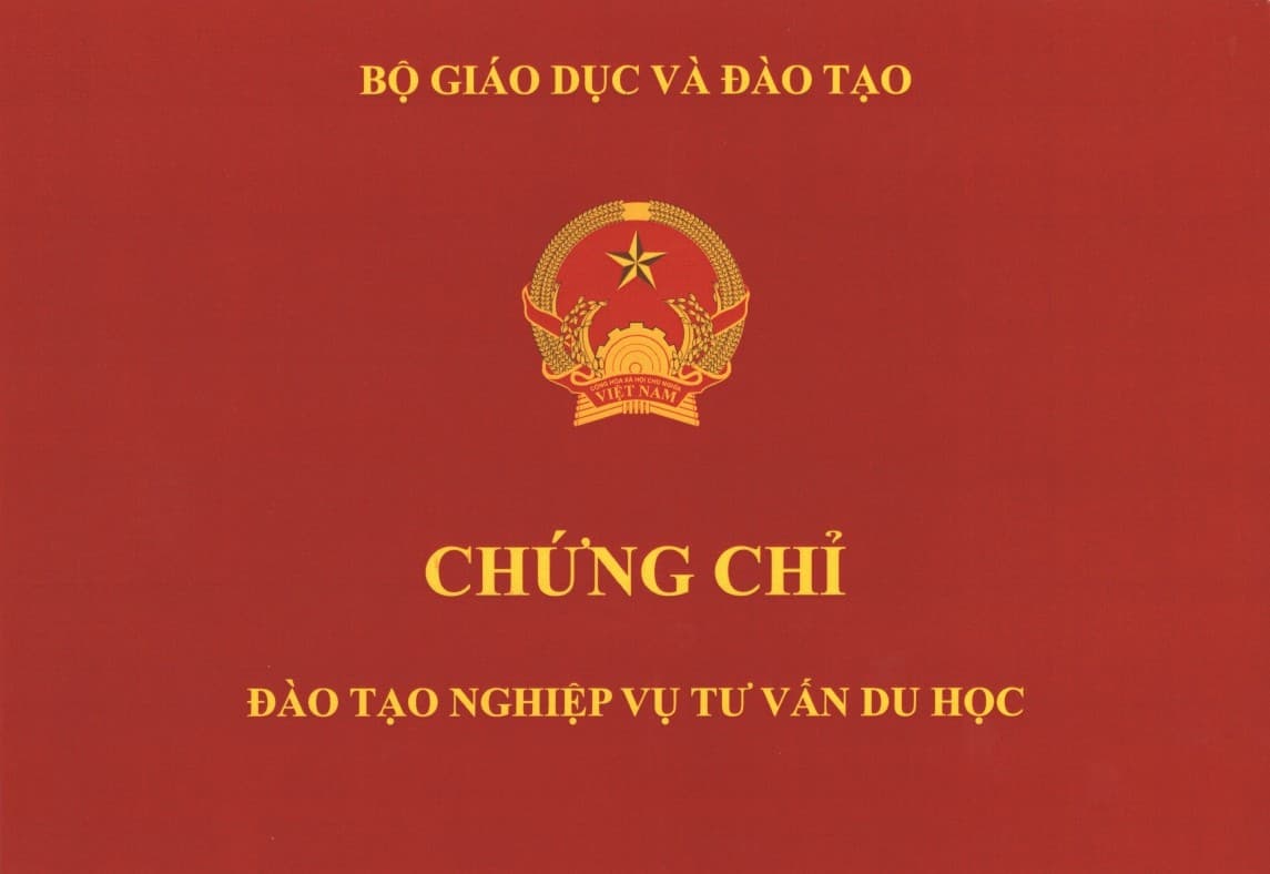 Chứng chỉ tư vấn du học - Trang 1
